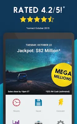 Scan Mega Millions & Powerball android App screenshot 0