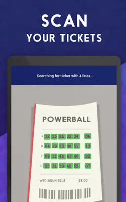 Scan Mega Millions & Powerball android App screenshot 1